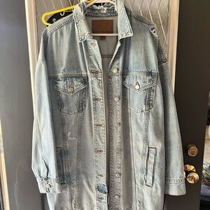 American Eagle Outfitters Light Blue Jean Jacket